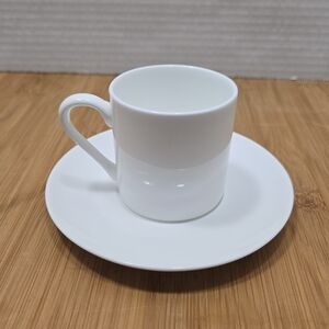 Fitz and Floyd demitasse white espresso cup and saucer replacement pieces